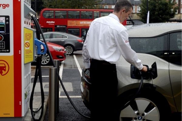 Electric car charging Electric car charging