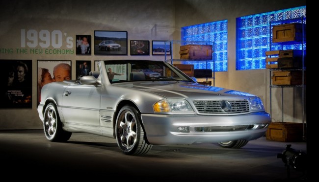 Mercedes-Benz SL on Display in the Retrospect Mercedes-Benz SL on Display in the Retrospect