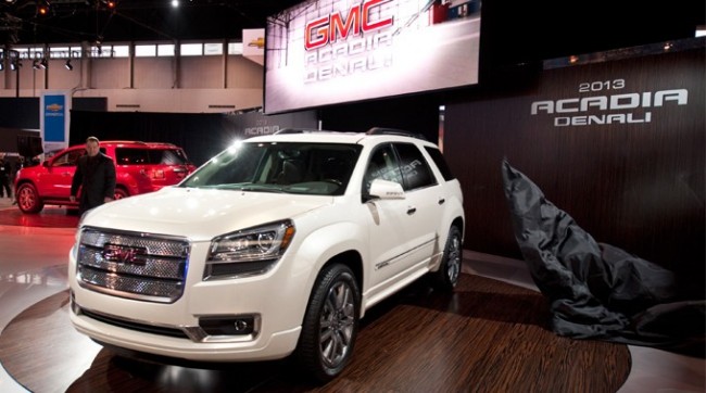 GMC Rolls Out 2013 Acadia and Acadia Denali At Chicago Auto Show GMC Rolls Out 2013 Acadia and Acadia Denali At Chicago Auto Show