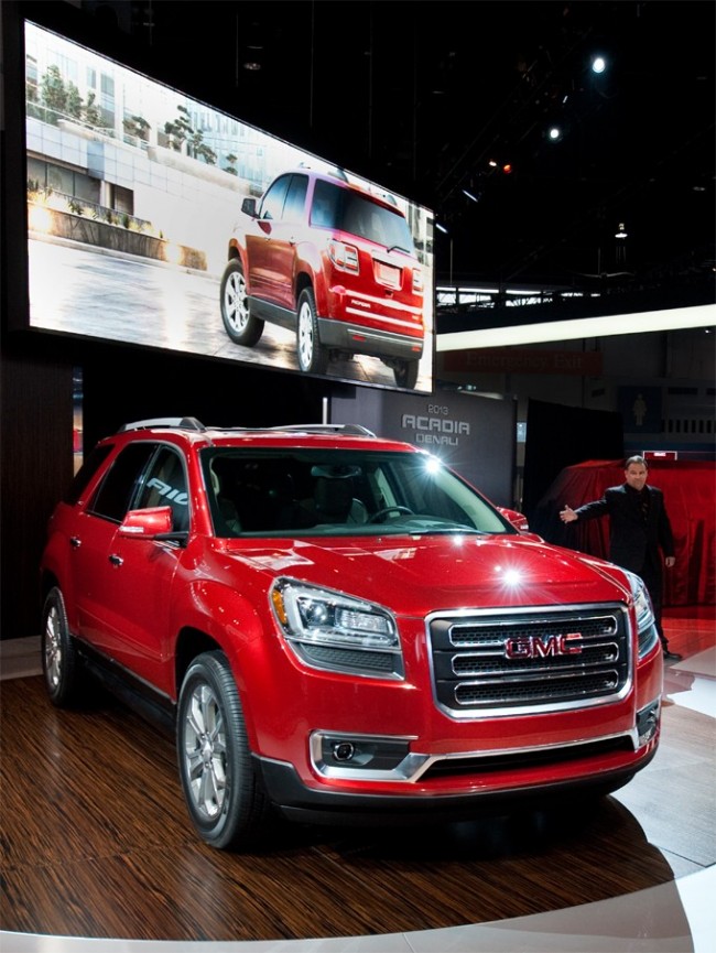 GMC Rolls Out 2013 Acadia and Acadia Denali At Chicago Auto Show GMC Rolls Out 2013 Acadia and Acadia Denali At Chicago Auto Show
