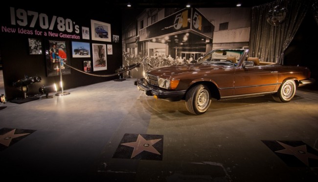 Mercedes-Benz SL on Display in the Retrospect Mercedes-Benz SL on Display in the Retrospect